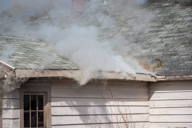 smoke damaged