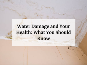 Water Damage and Your Health: What You Should Know