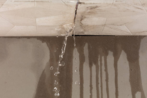 water damage leak