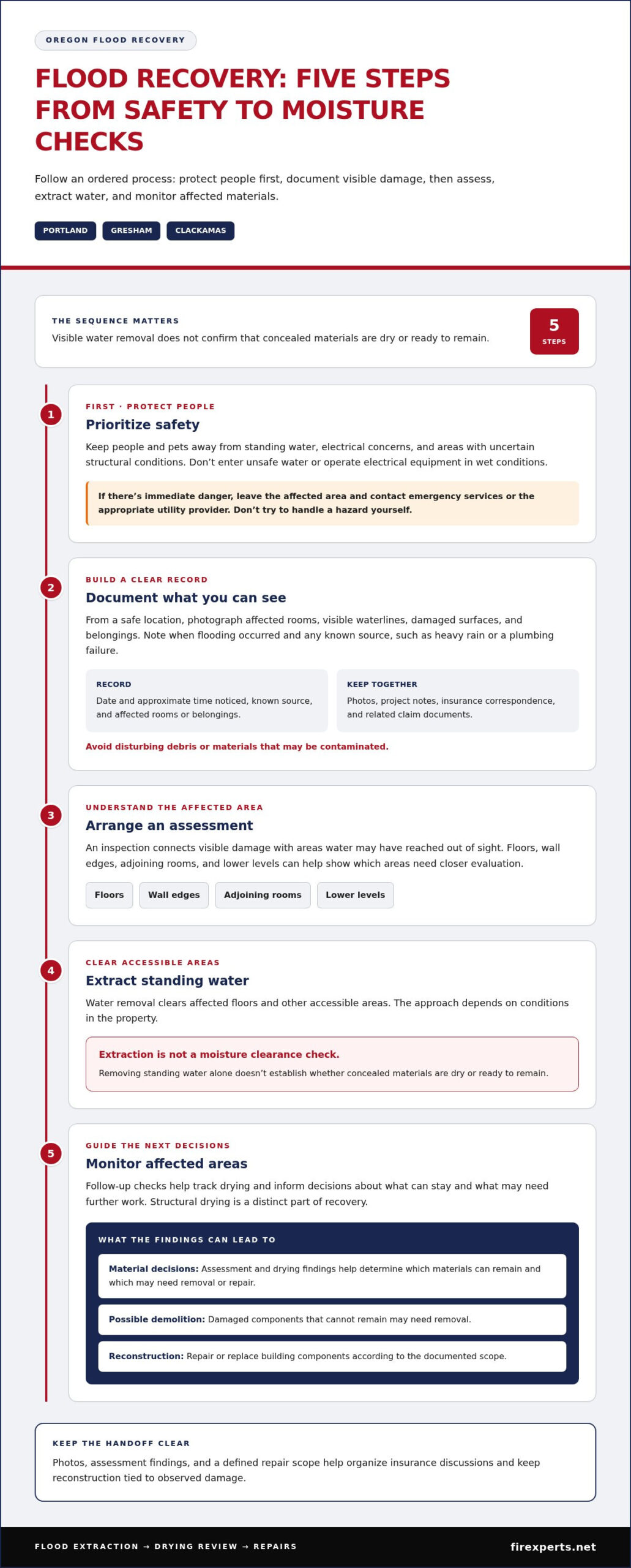 Flood Extraction and Rebuild in Oregon: A Step-by-Step Guide